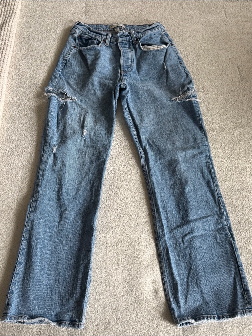 ABERCROMBIE AND FITCH THE 90’s BAGGY LOW RISE JEAN